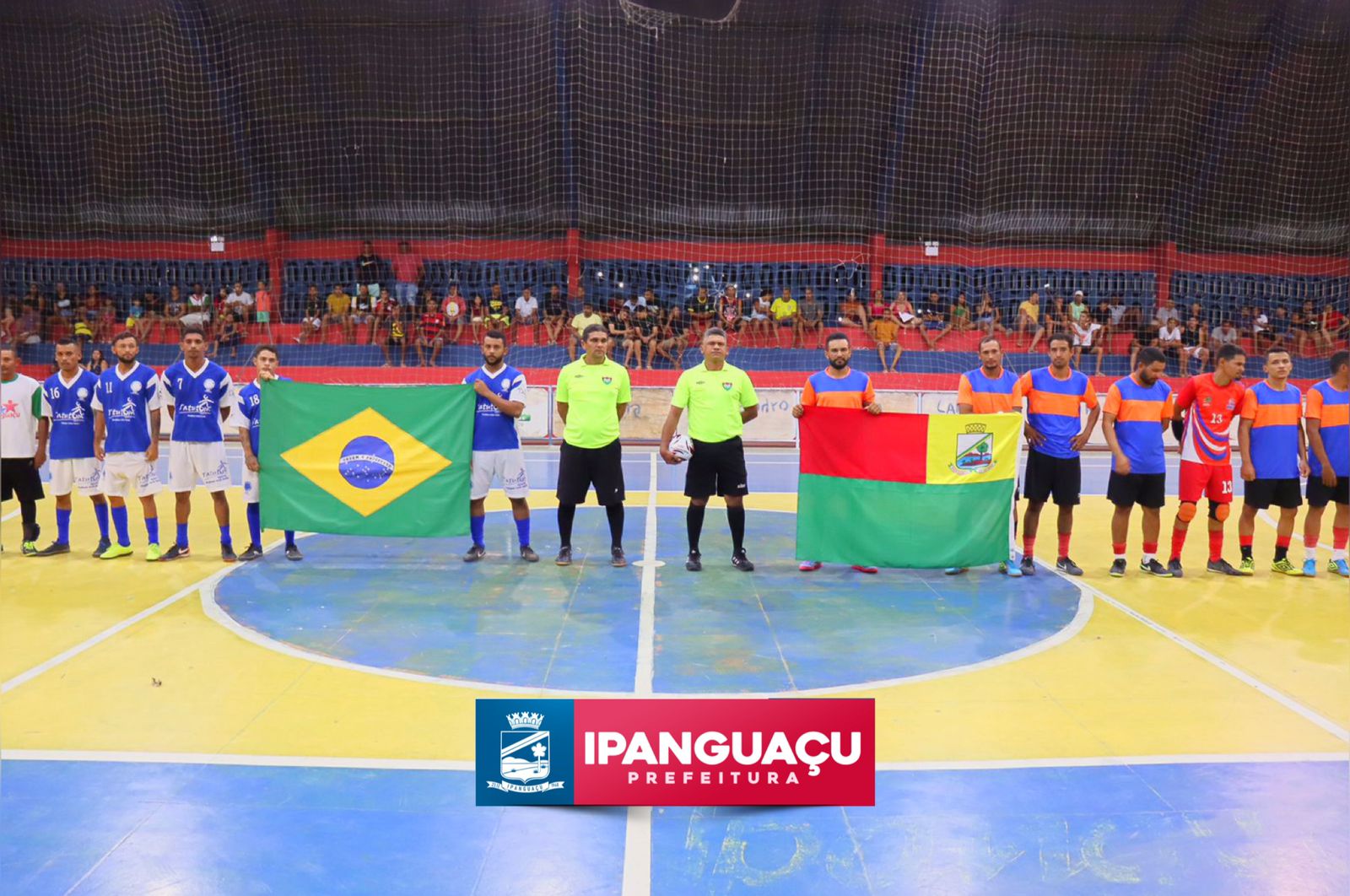 Abertura da 1ª Copa de Bairros e Comunidades de Futsal movimentou ginásio em Ipanguaçu
