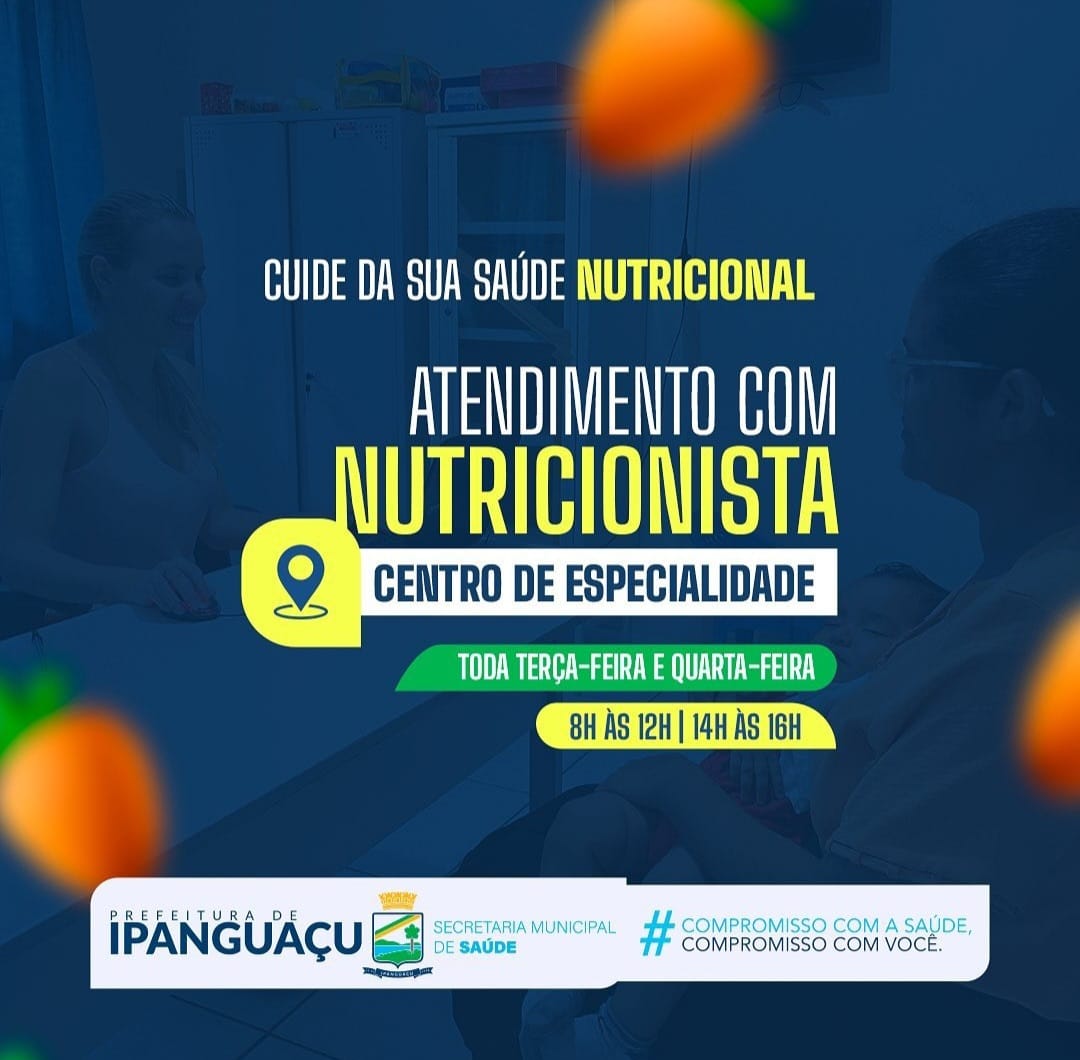 População de Ipanguaçu agora pode contar com atendimento nutricional gratuito