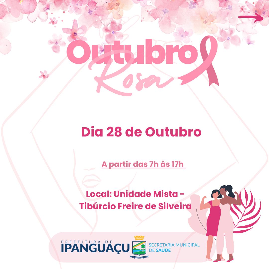 Ipanguaçu terá programação especial para o encerramento da Campanha Outubro Rosa