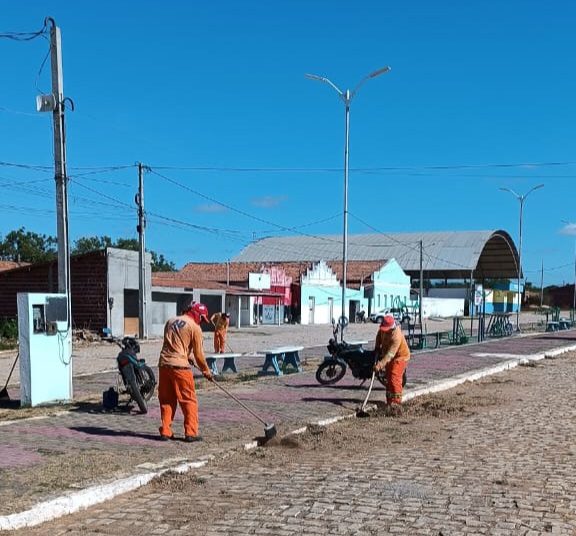 Prefeitura de Ipanguaçu revitaliza praça da comunidade do Arapuá