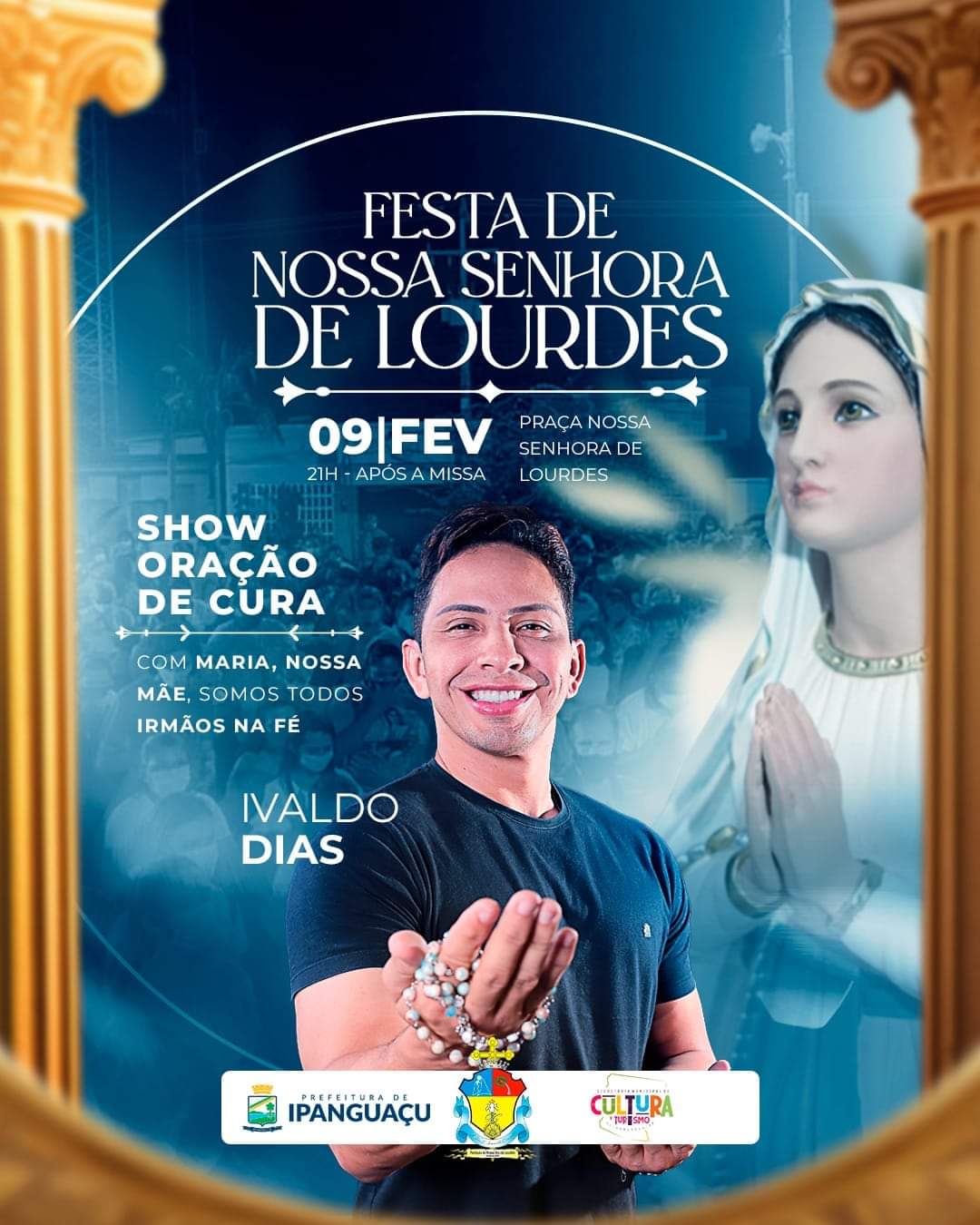 Festa da Padroeira de Ipanguaçu terá show religioso